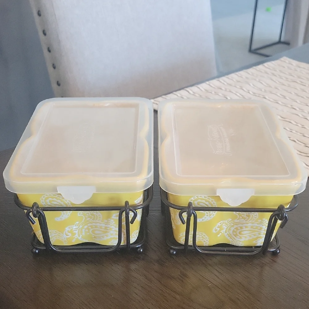 Temp-Tations | Yellow Paisley Ovenware